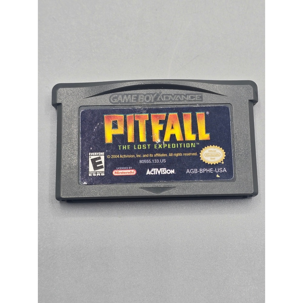 Pitfall The Lost Expedition Nintendo Game Boy Advance GBA 2004 AGB-BPHE-USA